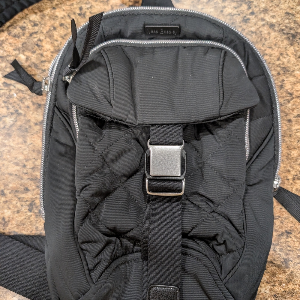 Black Quilted Men's Bag